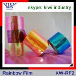 Fluorescent rainbow film candy packaging