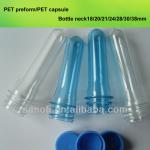 Virgin material PET preform for plastic bottle