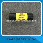 heavy duty black garbage bag/flat black garbage