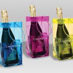 2014 Transparent PVC ICE Bag For Wine Bottles