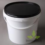 5l food plastic container with lid and printing service