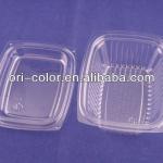 Clear plastic container for food