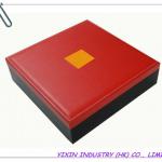 Luxurious red and black Pu gift box YIXINP1004