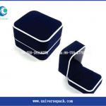 dark blue jewelry empty plastic boxes