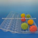 Macaron PET Food Grade Plastic Clamshell Packaging