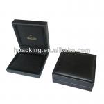 black PU box, good quality and luxury packaging box