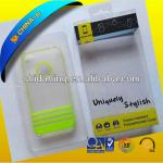 Hot selling plastic pvc fold box with blister for two color phone case