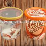 Airtight plastic box for icecream