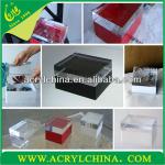 Lucite VIP Gift Box / hard acrylic box / clear and colored square display case