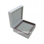 white plastic gift box for earring( jewelry box)