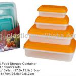 plastic square box food container