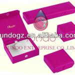 Hotsale small leather jewellery boxes with buttons