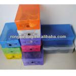 Clear carton shoe box