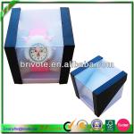 Clear plastic watch box leather watch box watch packaging box