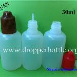 30ml e cig refilling liquid bottle with child safety cap for liquid flavors