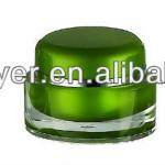 JM-AJ19-2 15g 30g 50g oval acrylic jar hot Selling Acrylic Cosmetic Plastic Jar