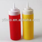Plastic Sauce Bottle Ketchup Mustard Condiment Container Dispenser