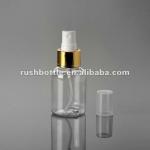 50ML mist PET bottle with alumium mist sprayer