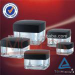 5g 10g 15g 30g 50g square cream jar with acrylic cosmetic jar