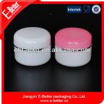 high quality double white cosmetic jar with gasket 15ml