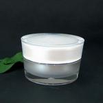 cosmetic transparent acrylic jar