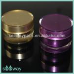 Plastic acrylic cream jar for cosmetic packaging