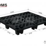 2013 Single faced recycle plastic pallet B1#