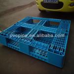 Heavy rack plastic reinforced pallet with iron steel tube 1200*1200mm