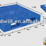 High Quality Tin-shaped Grid Plastic Pallet