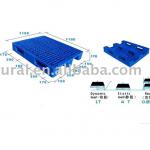 HDPE Pallet with Steel Tube