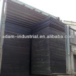 black plastic pallet