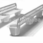 WHITE PLASTIC PALLETS RACKING , INSOPLAS