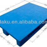 WDP-1208PCF5 -- Flat Plastic Pallet with Iron Bars