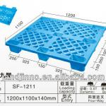 Supply open bottom deck plastic pallet