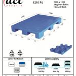 100 X 120 OPEN DECK PLASTIC PALLET