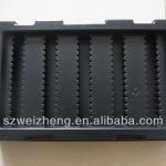 Black Electronics-packaging plastic Tray