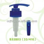 B33B03 Plastic screw up-down lotion pump with 33/410 closure about 4cc discharge rate