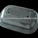 Transparent Plastic Dome Lid for Sugarcane Tray