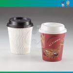 Colored PS Disposable Plastic Coffee Cup Lid