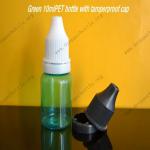 tamper lock ring ego oil dropper bottle 5ml 10ml 20ml PET/LDPE e-cigar oil liquid medical dropper for tobacco tar