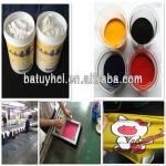 Water-based textile printing paste