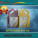 with high quality 5L/Bottle c m y k Lc Lm 6 colors solvent ink sk4 for spt 255/510/1020 heads