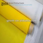 Gezi ( factory offer) 18mesh-420mesh white or yellow plain weave polyester screen print mesh