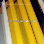 Gezi ( factory offer) 18mesh-420mesh white or yellow plain weave polyest print mesh