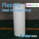 high quality flex pu heat transfers for t-shirts