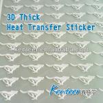 raise rubber silicone heat transfer label printing