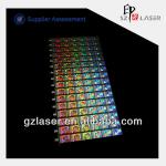 2014 OEM hologram master plate with your own logo