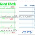 GUEST CHECK , RESTAURANT DOCKET BOOK,WAITER DOCKET BOOK