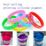 fluorescent effect silicone ink for wristband printing
