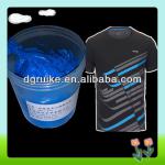 textile printing water slurry plastisol ink (fluorescent effect),blue color